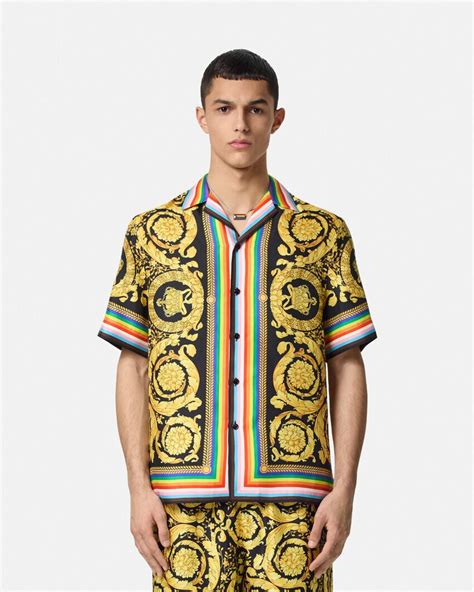 Versace Pride Barocco Silk Shirt 